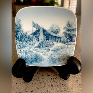 Vintage Royal Copenhagen Porcelain B&G Plaquette Mini Collectors Plate